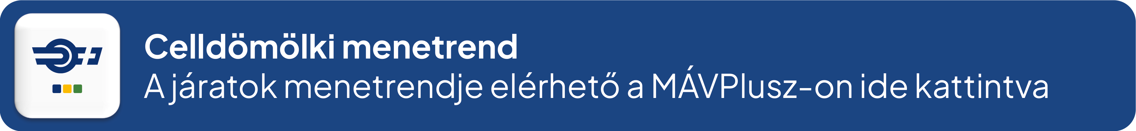 Celldömölk menetrend – A helyi járatok online menetrendje elérhető a MÁVPlusz-on ide kattintva