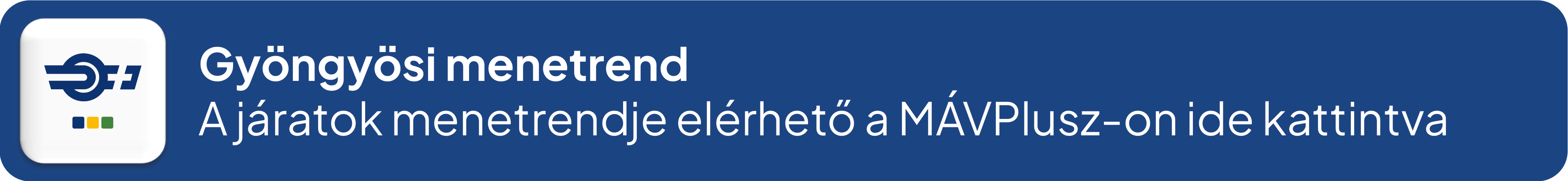 Gyöngyös menetrend – A helyi járatok online menetrendje elérhető a MÁVPlusz-on ide kattintva