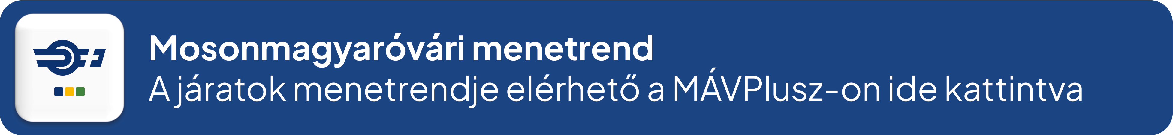 Mosonmagyaróvár menetrend – A helyi járatok online menetrendje elérhető a MÁVPlusz-on ide kattintva